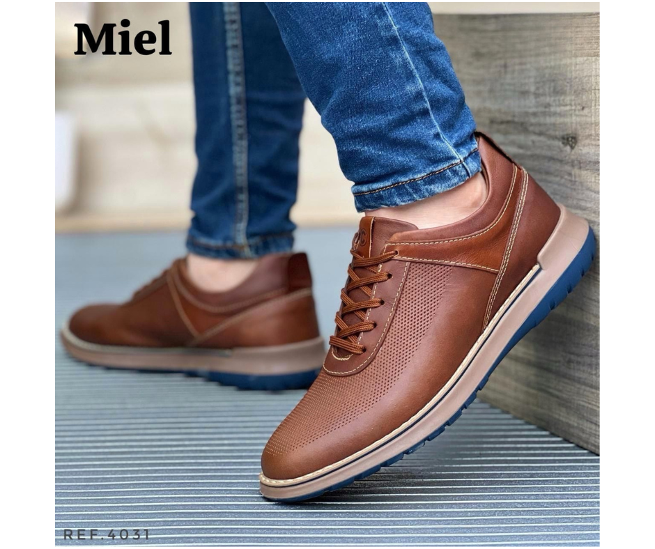 Casual Cuero 4031 Hombre