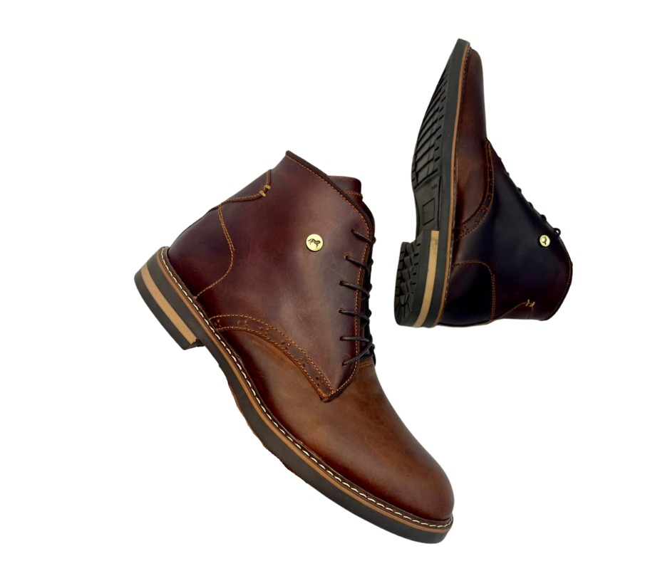 BOTA CASUAL EN CUERO JR-22