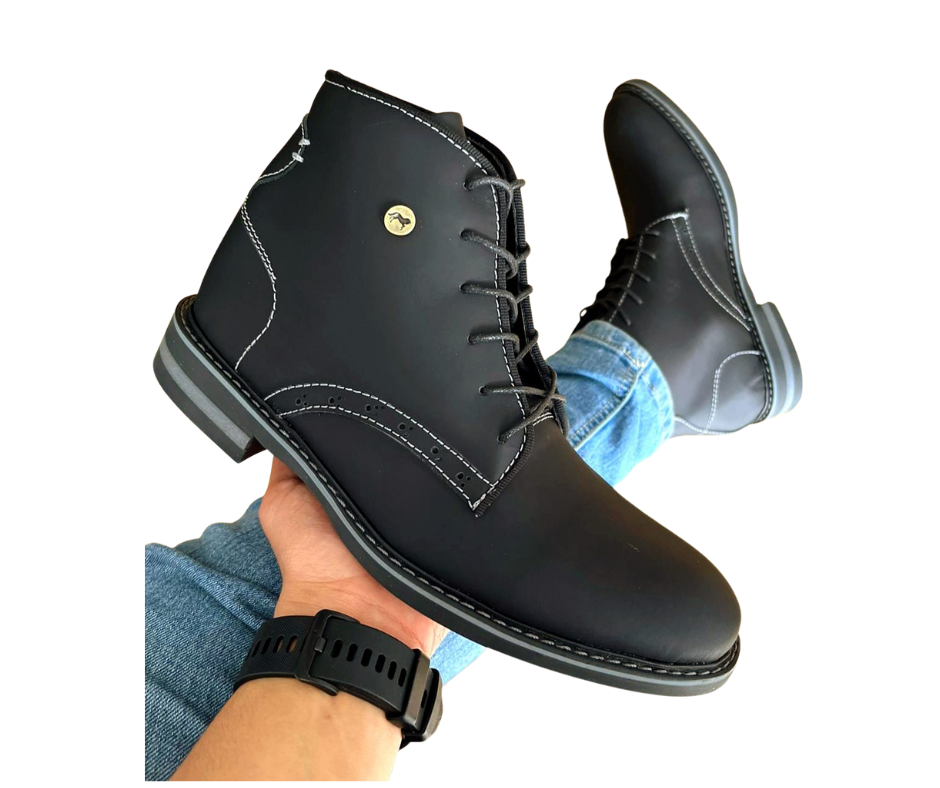 BOTA CASUAL EN CUERO JR-22